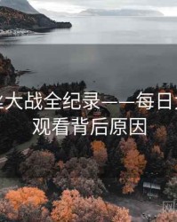详尽粉丝大战全纪录——每日大赛在线观看背后原因