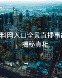 0484. 黑料网入口全景直播事故全纪录，揭秘真相