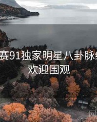 每日大赛91独家明星八卦脉络揭秘，欢迎围观