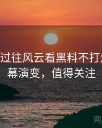 0592. 从过往风云看黑料不打烊财经内幕演变，值得关注