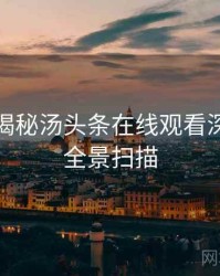 老用户揭秘汤头条在线观看深度复盘全景扫描